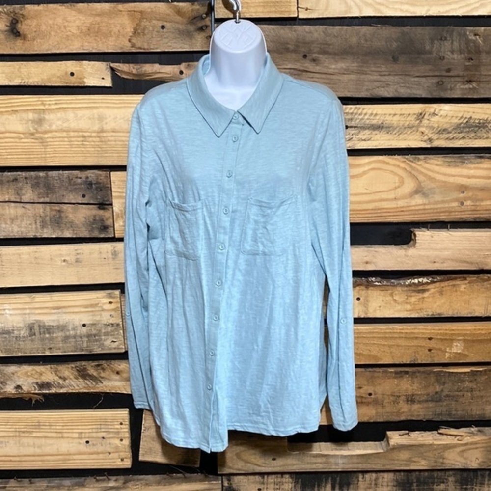 Long Tall Sally Easy Going Jersey Shirt Medium‎